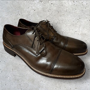 Vintage Foundry Co. Men’s Brown Oxford Leather Dress Shoes Office Career, Sz 13